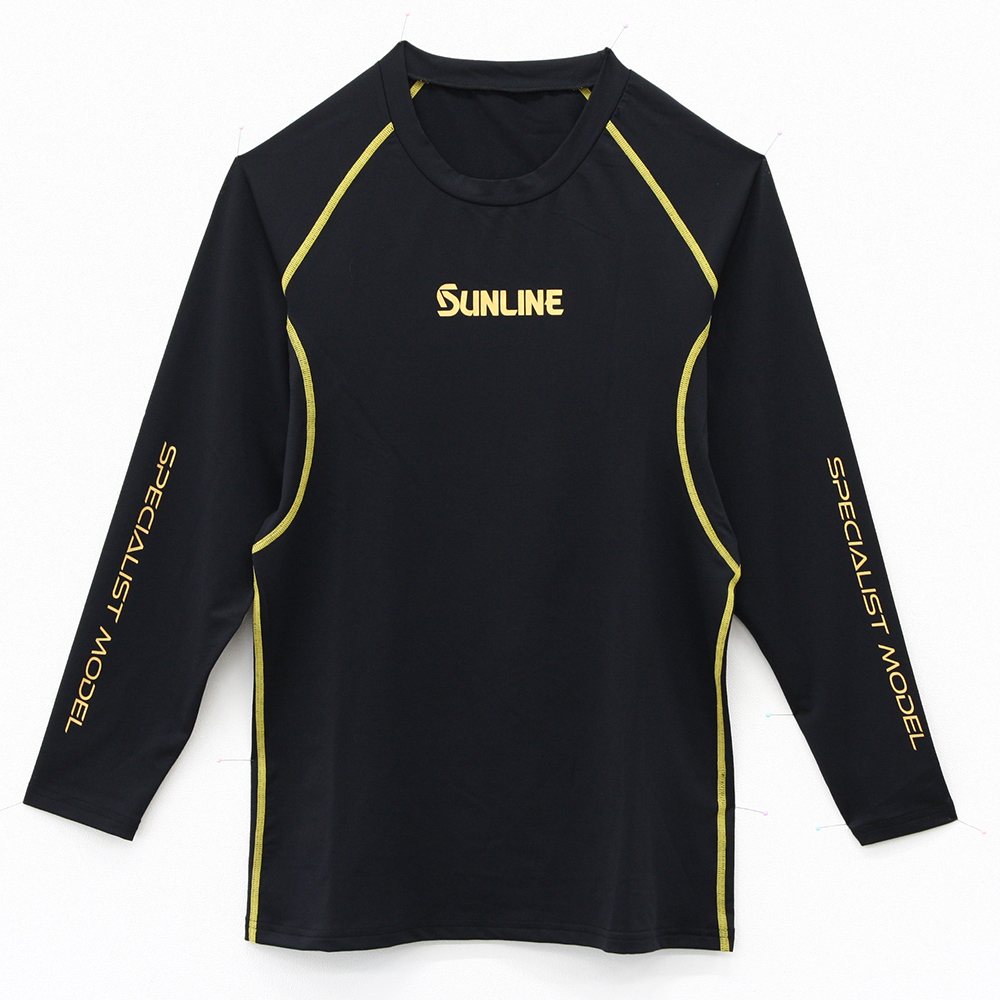 ★サンライン クイックドライアンダーロングシャツ　SUW-06213CW★