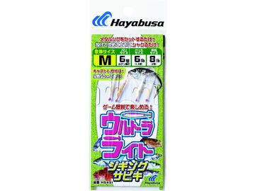 ハヤブサ(Hayabusa) HS491 堤防ウルトラライトジギングサビキ 2本鈎2セット