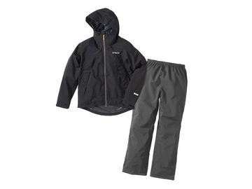 リバレイ(Rivalley) No.6431 RL コンフォータブルレインスーツ ブラック