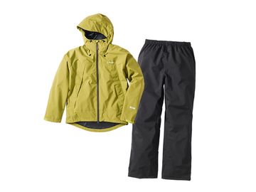 リバレイ(Rivalley) No.6431 RL コンフォータブルレインスーツ ライムイエロー