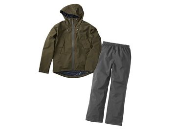 リバレイ(Rivalley) No.6431 RL コンフォータブルレインスーツ オリーブ