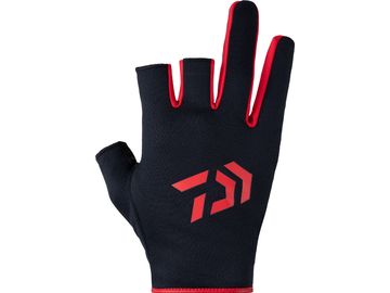 ダイワ(Daiwa) DG-6423 速乾グローブ 3本カット レッド