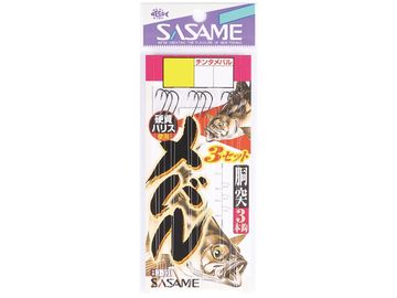 ささめ針(SASAME) D-301 メバル胴突 3本鈎 3セット