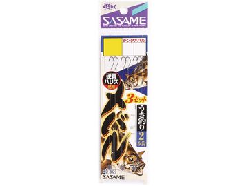 ささめ針(SASAME) D-302 メバルうき釣 2本鈎 3セット
