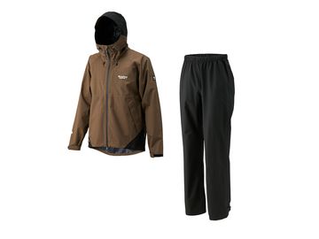 リバレイ(Rivalley) RL ストレッチライトレインスーツ モカ