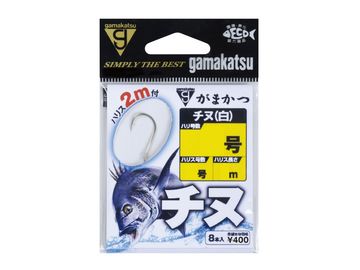 がまかつ(Gamakatsu) 糸付 チヌ 白 2m