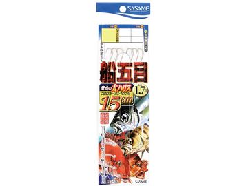 ささめ針(SASAME) D-518 船五目 15cmハリス