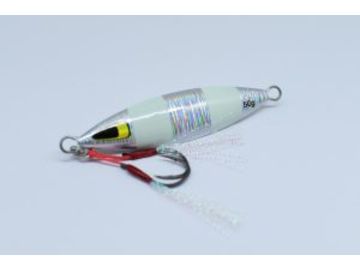 海幸漁具 NONKEY =Light= ツインアシストフック(フラッシャー付) 60g シルバーグロー