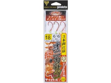 がまかつ(Gamakatsu) FO-105 オニカサゴ仕掛 3本鈎仕様 18号-6号