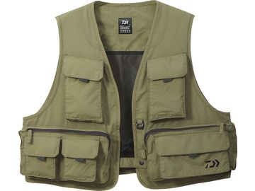 ダイワ(Daiwa) DV-3423 フィッシングベスト オリーブ L