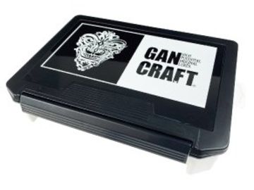 ガンクラフト(GAN CRAFT) フレームインフェィス ロゴJKボックス #01 ブラック×ホワイト