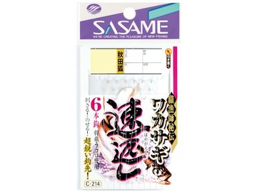 ささめ針(SASAME) C-214 ワカサギ 速返し 6本鈎 2.0号-0.4号