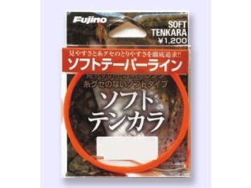 フジノナイロン ソフトテンカラ　3m　蛍光オレンジ　