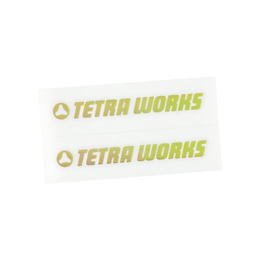 デュオ(DUO) TETRAWORKS ロゴ転写シール(小)