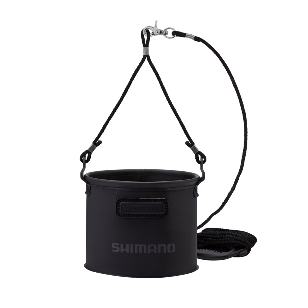 シマノ(SHIMANO) ＢＫ－０５３Ｑ 水汲みバッカン リアルブラック １９ｃｍ