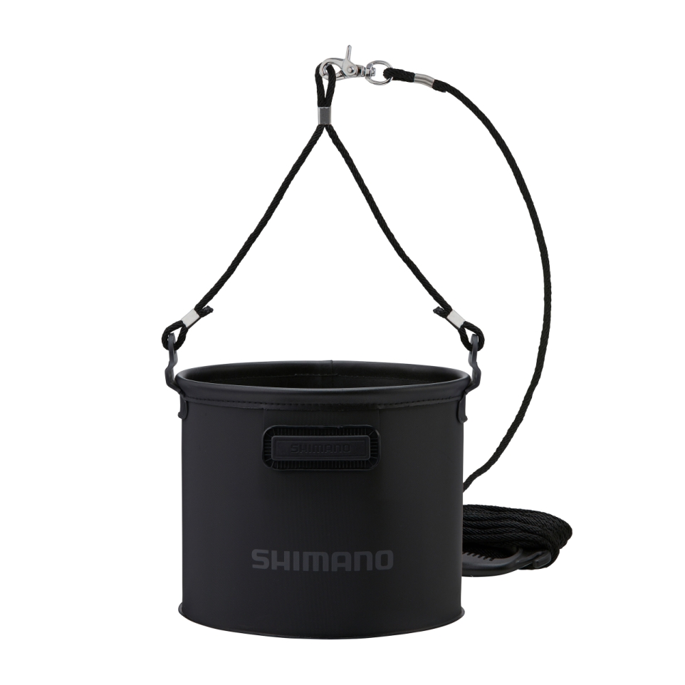 シマノ(SHIMANO) ＢＫ－０５３Ｑ 水汲みバッカン リアルブラック 21ｃｍ