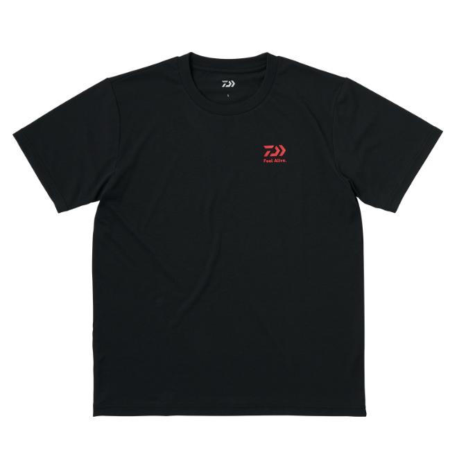 ダイワ(Daiwa) DE-8625 ショートスリーブ スモールロゴTシャツ ブラック