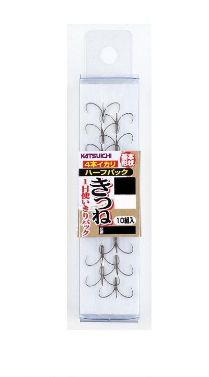 カツイチ(KATSUICHI) ハーフパック きつね 4本錨