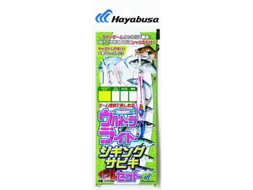 ハヤブサ(Hayabusa) HA282 堤防ウルトラライトジギングサビキセット 2本鈎