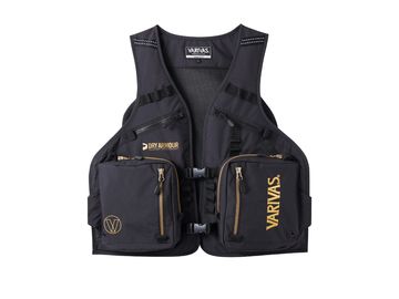【送料無料】バリバス(VARIVAS) VAVT-05 アクティブベスト ブラック×ゴールド