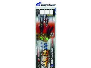 ハヤブサ(Hayabusa) NT366 投げの達人 速潮カレイ 全身ブラック仕様 フェザー付