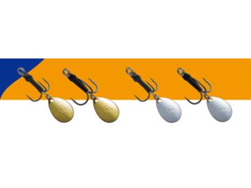 メジャークラフト(Major craft) 簡単ブレードトレブル スローブレード SILVER