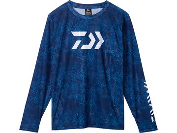 ダイワ(Daiwa) DE-8622 ドライメッシュロングシャツ ブルーへクス