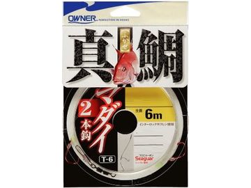 オーナーばり(ＯＷＮＥＲ) T-6 マダイ 2本 6m