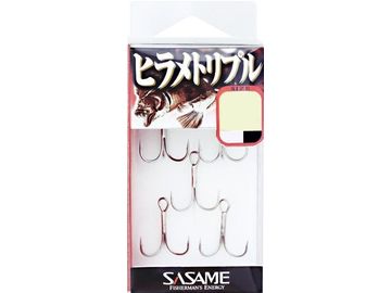 ささめ針(SASAME) TEN2K ヒラメトリプル (ケイムラ)