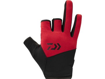 ダイワ(Daiwa) DG-8922W 防風グローブ 3本カット レッド