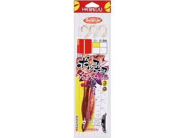 ハリミツ C-86 根魚ボッコボコ仕掛　タコベイト付き 3本