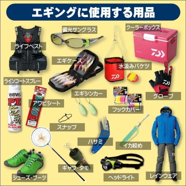激アツ！初心者必見　エギングロッド　リール【新品】　peライン【新品】2セット 送料無料】エギング入門セット ロッド・PEライン付きリール・エギ