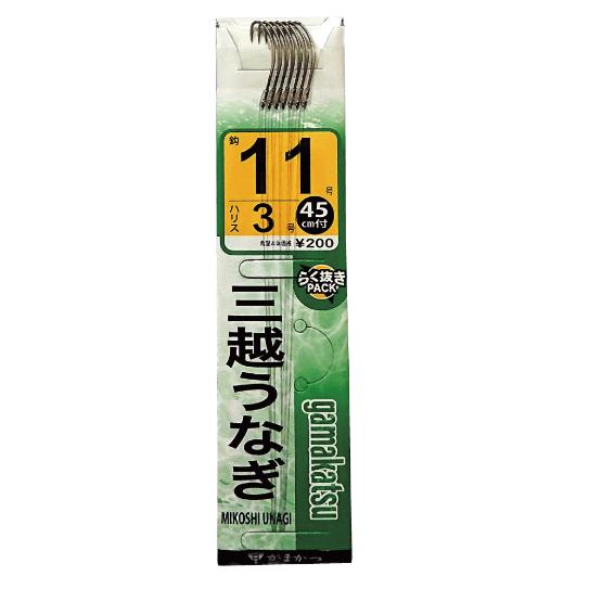 がまかつ(Gamakatsu) 糸付 三越うなぎ（茶）