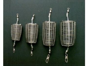 海幸漁具 ステンコマセカゴ ゴム付 S6-B