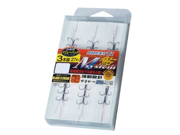 がまかつ(Gamakatsu) A172 バリューパック ナノ・スムース・コート T1 Mシステム鮎3本錨