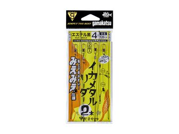 がまかつ(Gamakatsu) イカメタルリーダー みえみえ仕様 2本仕掛 4号-4号