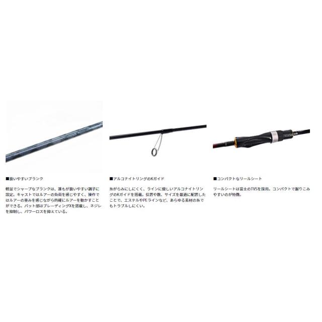 ダイワ(Daiwa) アジングメバルX 74UL-S