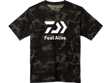 ダイワ(Daiwa) DE-9522 ショートスリーブFeel Alive.Tシャツ グリーンカモ L