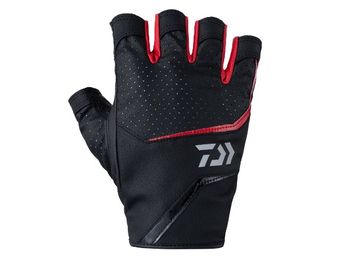 ダイワ(Daiwa) DG-2323 フェイクレザーグローブ 5本カット　レッド