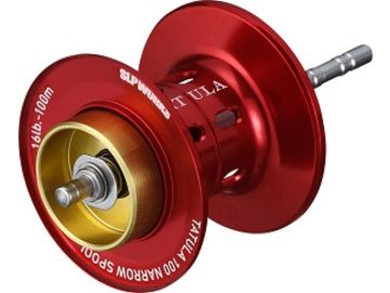 SLP WORKS(スポーツライフプラネッツ) TATULA 100 NARROWスプール レッド