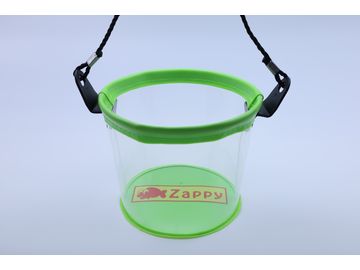 大藤つり具 ZP068 ZAPPYクリアーバケツ 18cm ライム