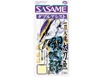 ささめ針(SASAME) E-907 一刀入魂 太刀魚銀次郎 ダブルアシスト