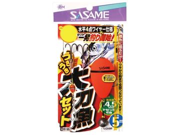 ささめ針(SASAME) W-667 うきうき堤防太刀魚 水平４点ワイヤー仕様 M