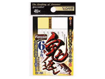 ささめ針(SASAME) C-250 ワカサギ鬼返し6本鈎（フッ素）2号