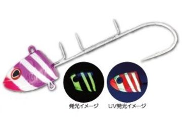 オーナーばり(ＯＷＮＥＲ) 掛獲船太刀魚テンヤ 50号 #06 パープルゼブラグロー