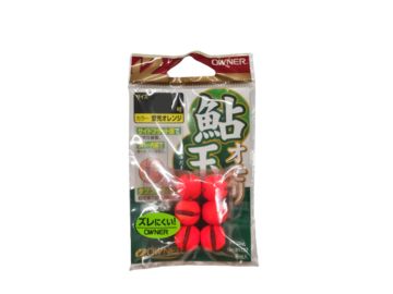 オーナーばり(ＯＷＮＥＲ) 鮎玉オモリ 蛍光オレンジ