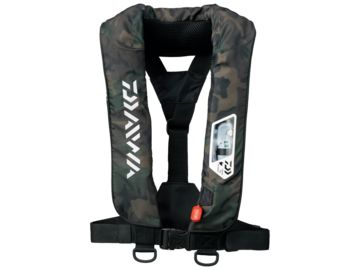 ダイワ(Daiwa) DF-2007 ウォッシャブルライフジャケット 肩掛けタイプ手動・自動膨脹式 グリーンカモ