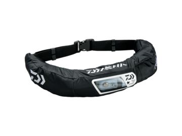 ダイワ(Daiwa) DF-2207 ウォッシャブルライフジャケット ウエストタイプ手動・自動膨脹式 ブラック