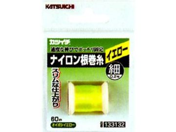 カツイチ(KATSUICHI) ナイロン根巻糸 イエロー