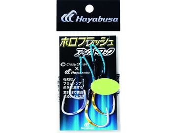 ハヤブサ(Hayabusa) FS466 ホロフラッシュアシストフック 段差 1.5×3cm